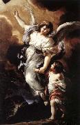 Pietro da Cortona The Guardian Angel oil on canvas
